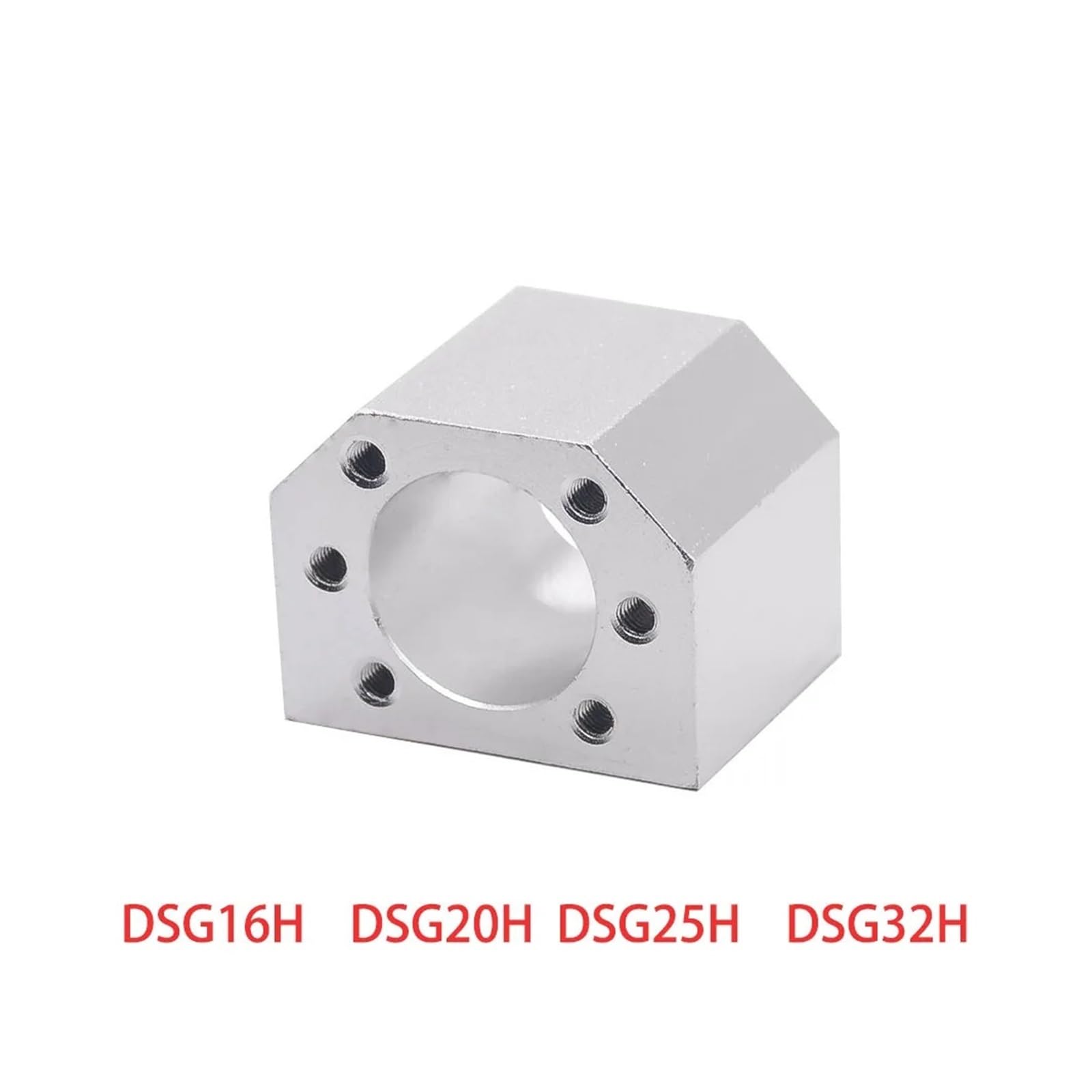 Kugelgewindetriebe-Muttergehäuse DSG16H DSG20H DSG25H DSG32H Passend für SFU1605/2005/2505/3205 Halterung Aluminiumlegierung Schraube (Farbe: Verwendung für SFU2505 2510)