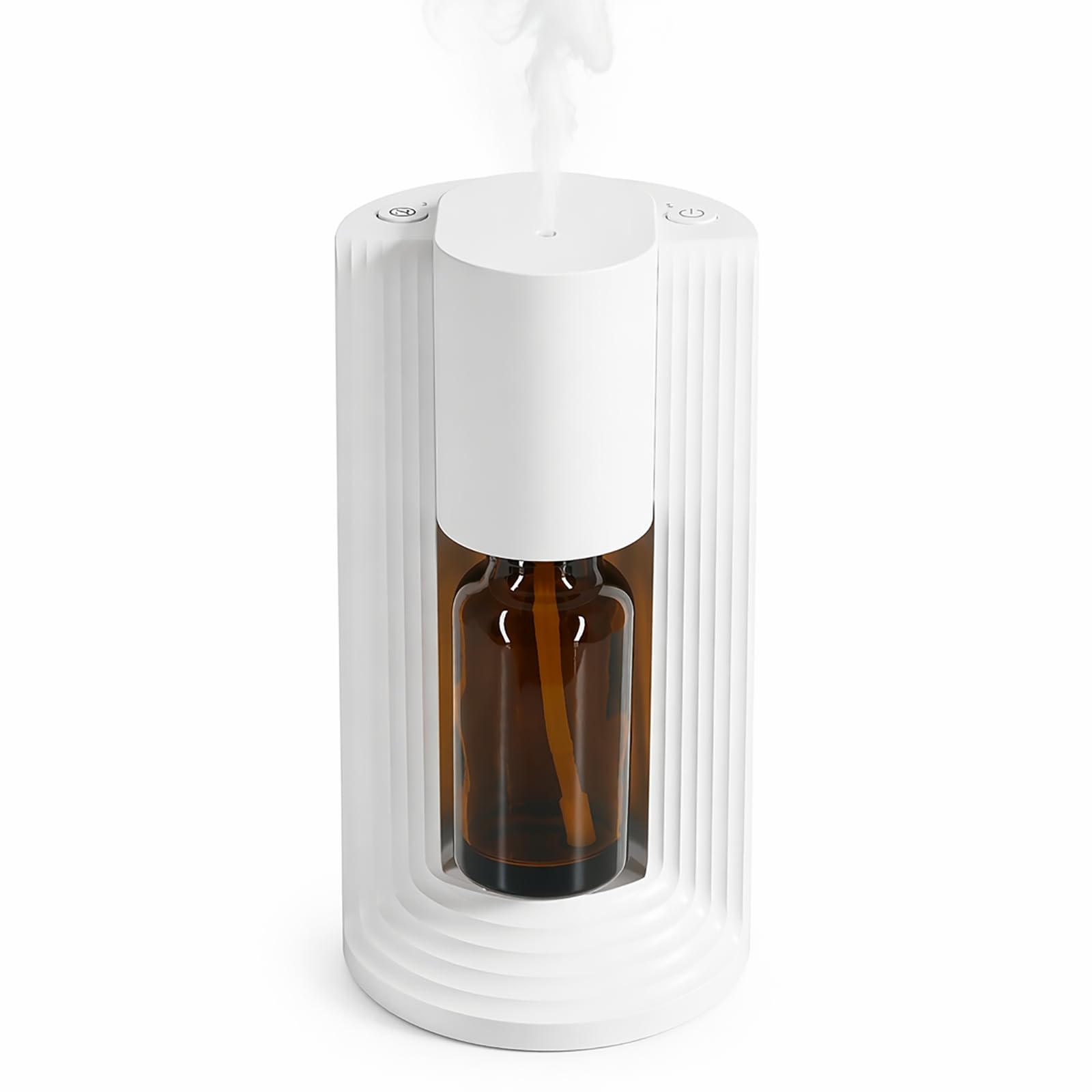 hKjPlvf Difusor Aceites Esenciales Sin Agua Nebulizador Aromaterapia Portatil Smart 3 Niveles 2000mAh Recargable Coche Casa Oficina Yoga 10ml 20ml Blanco Electrico Aroma Fragancia