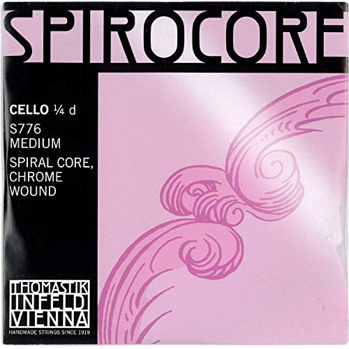 Corde violoncelle Thomastik 1/4 Spirocore Ré moyen pour accompagner les progrès des élèves