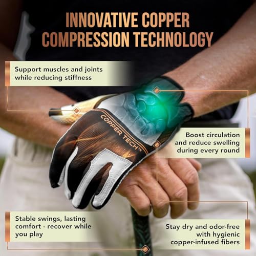 Copper Tech Compression Golf Glove