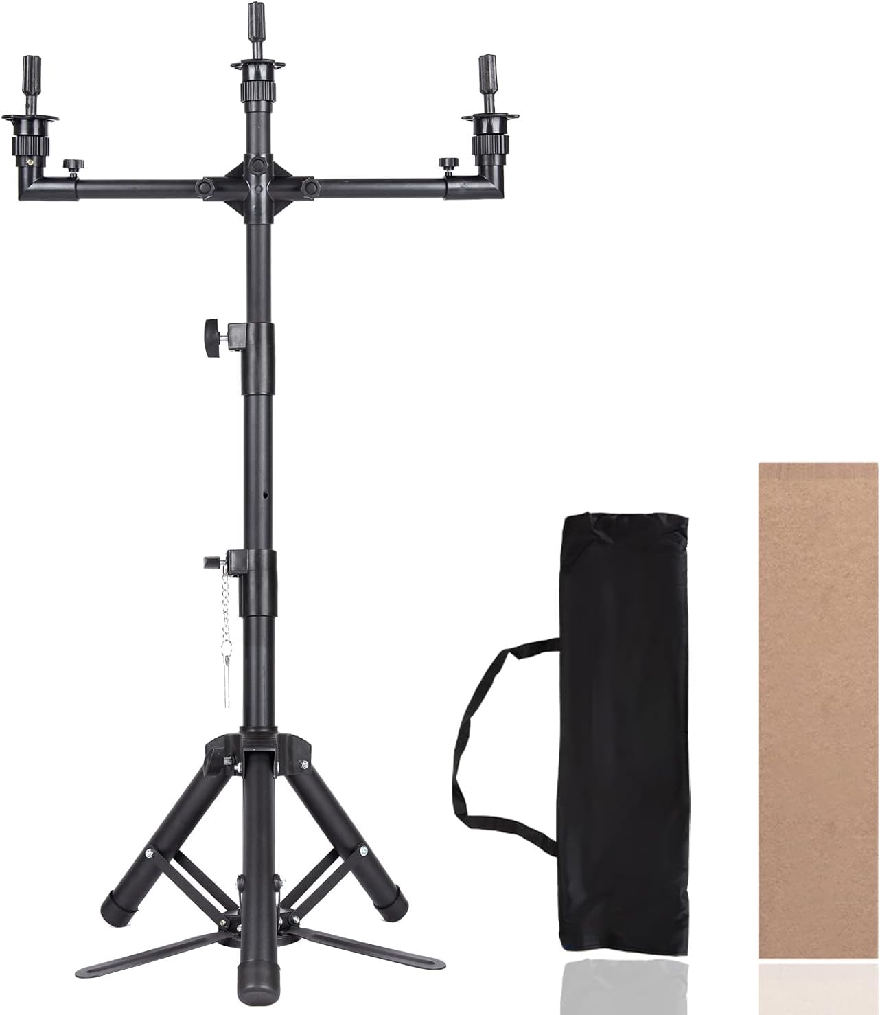 Trépied perruque 127 cm en acier inoxydable rigide AliLeader