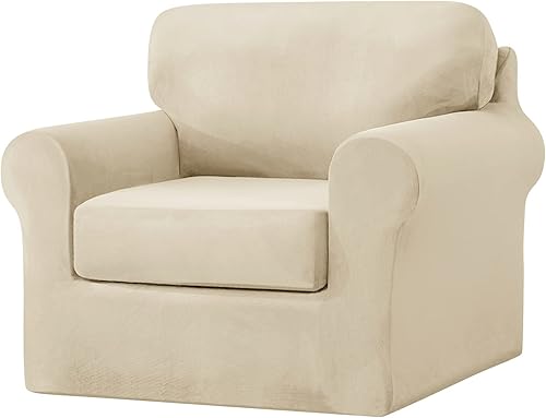 Miniatura 10 de Funda de sofá con fundas de cojín de asiento separadas y fundas de respaldo, fundas elásticas para sofá Ektorp, elegante protector de sofá de