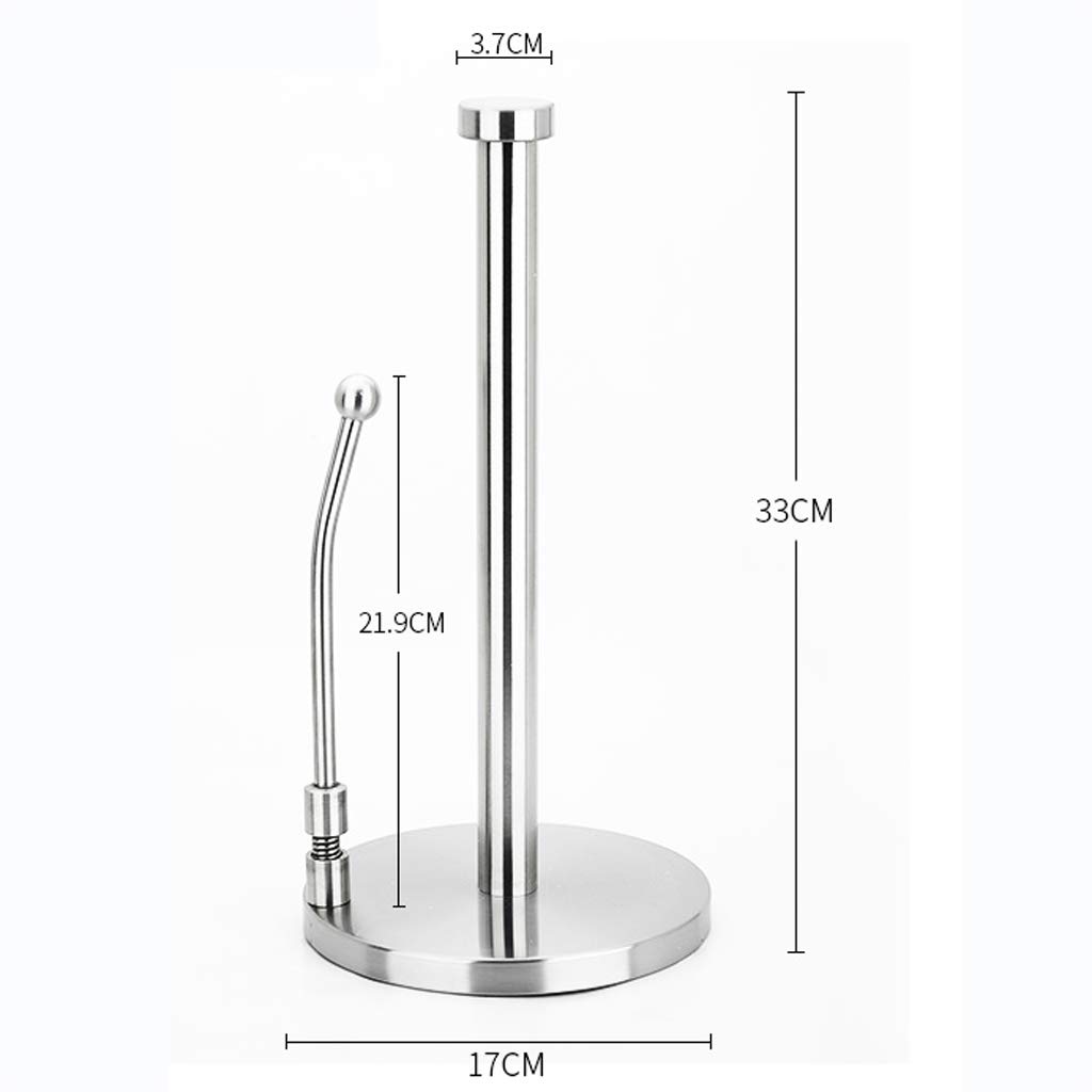 Porta Carta igienica Distributore di Carta Asciugamano Bagno Bagno Servizio igienico Distributore in Acciaio Inox Montatura a Parete Simple Toilet Roll Dispenser Adatto per la casa e L'Ufficio
