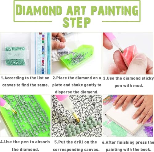 Kaliosy 5D Large Peacock Diamond Art Kits for Adults, DIY Animals Giant Diamond Painting Full Round Drill Crystal Art - Home & Office Wall Decor 11.81x31.5 inch/30x80cm - Image 5