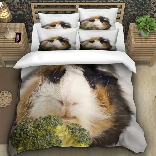Parure de lit feuilles vertes en microfibre résistante avec fermeture éclair - 5