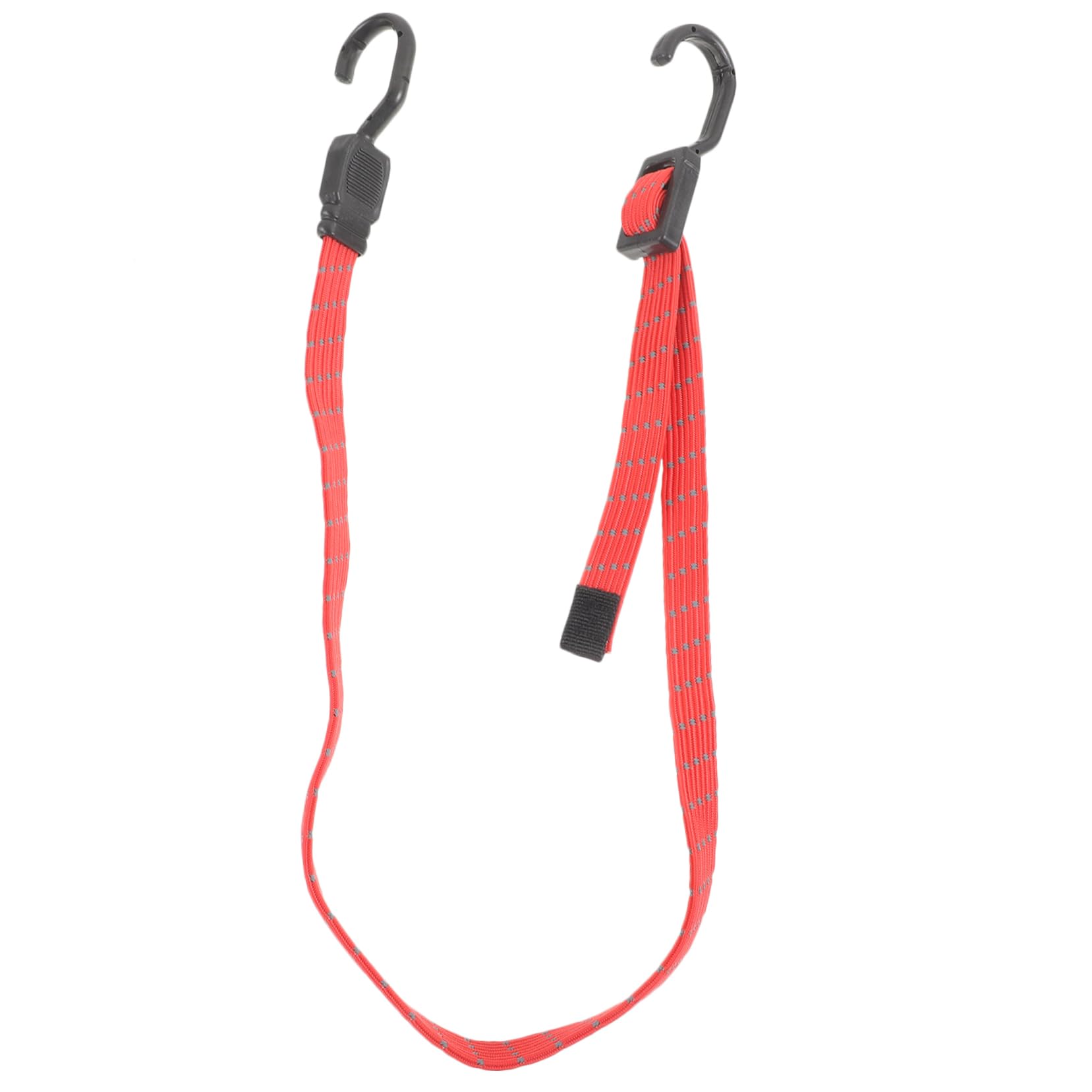 BESPORTBLE Corde élastique extérieure remorquer Sandow de Fixation de Bagage Ceintures de sécurité Cordons élastiques en Plein air Sangles élastiques Métal Rouge