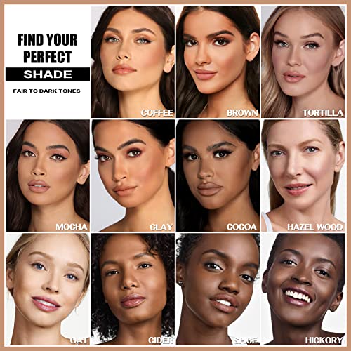 Focallure Cream Contour Stick, Matte Bronzer Stick, Professional Face Shaping & Contouring Stick Makeup, Easy To Apply With Buildable Coverage, Long Lasting & Waterproof, Cider #TOP5