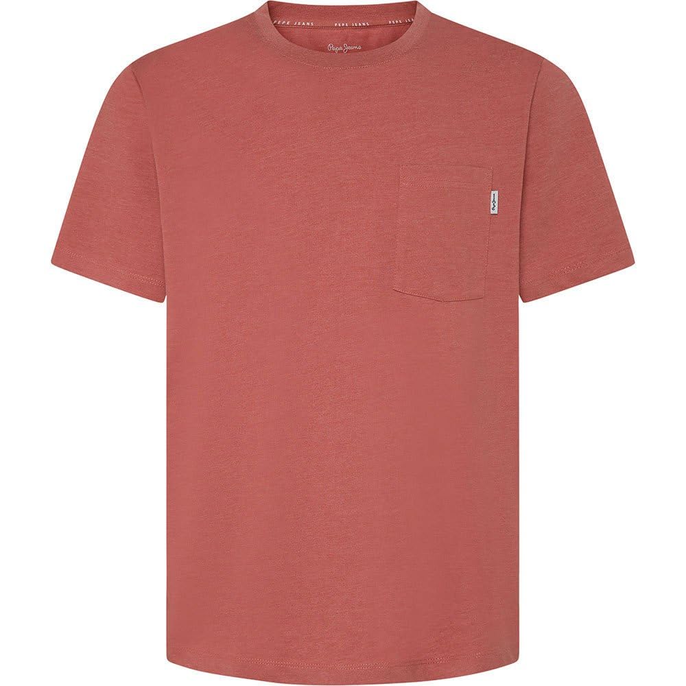 Pepe Jeans Men's Mans Tee, Orange (Cedar Wood Brown), L
