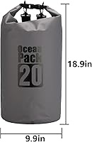 Vista 72 de Bolsa seca flotante impermeable Bear Outdoor, para canotaje, kayak, senderismo, snowboard, acampada, rafting, pesca y excursionismo