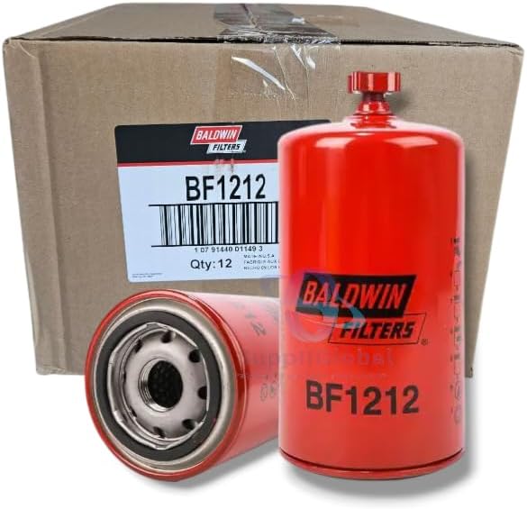 BF1212 Fuel Filter Water Separator Replaces 3308638 (Pack of 12)