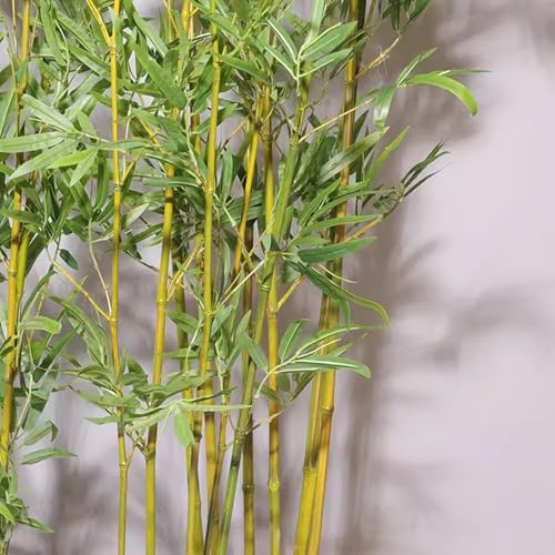 Artificial Plants for Home Decor Indoor/Outdoor, 3 4 5 6 ft Tall Artificial Plants, Privacy Wall Divider for for Privacy Barrier/Greenery Fence/Garden(Green-10 Pole,6.6ft/2m)