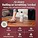 Therapy Wood Polish Bundle with Microfiber 16 oz. - Wood Furniture Polish, Best Furniture Cleaner - Almond Scent - Cleaner, Cabinet and Table Restorer, Natural Conditioner