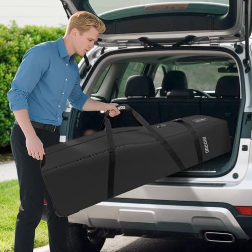 RIOROO Golf Travel Bags for Airlines with Wheels, Soft-Sided 900D Oxford Cover, Padded Club Protection, Universal Fit Golf Gifts for Men and Women by RIOROO - Used condition - Image 8