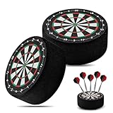 Dartpfeil Halterung, 2PCS Mini Zielscheibe, Dart Halter für Pfeile, 10cm Durchmesser, Mini Dart Dock zur Aufbewahrung, Professionelles Dartscheibe Zubehör für Zuhause und Club Heim & Party