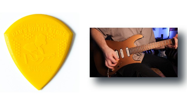 Dan's Guitar Store Precision Picks - 10-Pack, 0.80mm Tapered Tip, Extra Grippy 1.5mm Body, High-Visibility Colors For Pros & Hobbyists