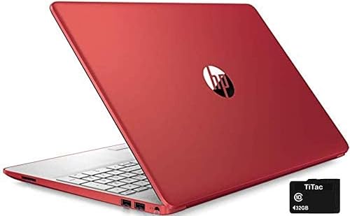 Miniatura 1 de HP Pavilion 15 Laptop HD de 15.6 pulgadas, procesador Intel Pentium, DDR4 de 8 GB, SSD de 128 GB, cámara web, USB-C, HDM, WiFi, Windows 10 S, rojo