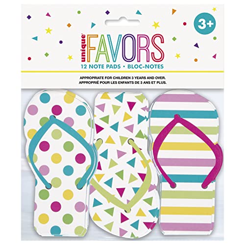 Unique Flip Flop Note Pads - Vibrant Multicolor Notepads - Perfect for Casual Jotting & To-Do Lists - Set of 12 (Pack of 2) - Image 3