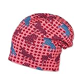 Lieferumfang: 1x Slouch-Beanie, Alter: 12-18 Monate, Größe: 49, Material: Oberstoff: 95 % Baumwolle, 5 % Elasthan; Futter: 76 % Baumwolle, 24 % Polyester, Farbe: Rot (Koralle)