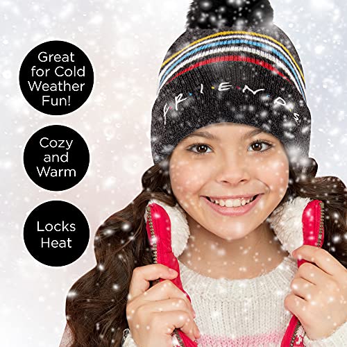 Warner Bros. Boys and Girls Winter Hat, Kids Gloves Set, Friends Beanie For Ages 4-72