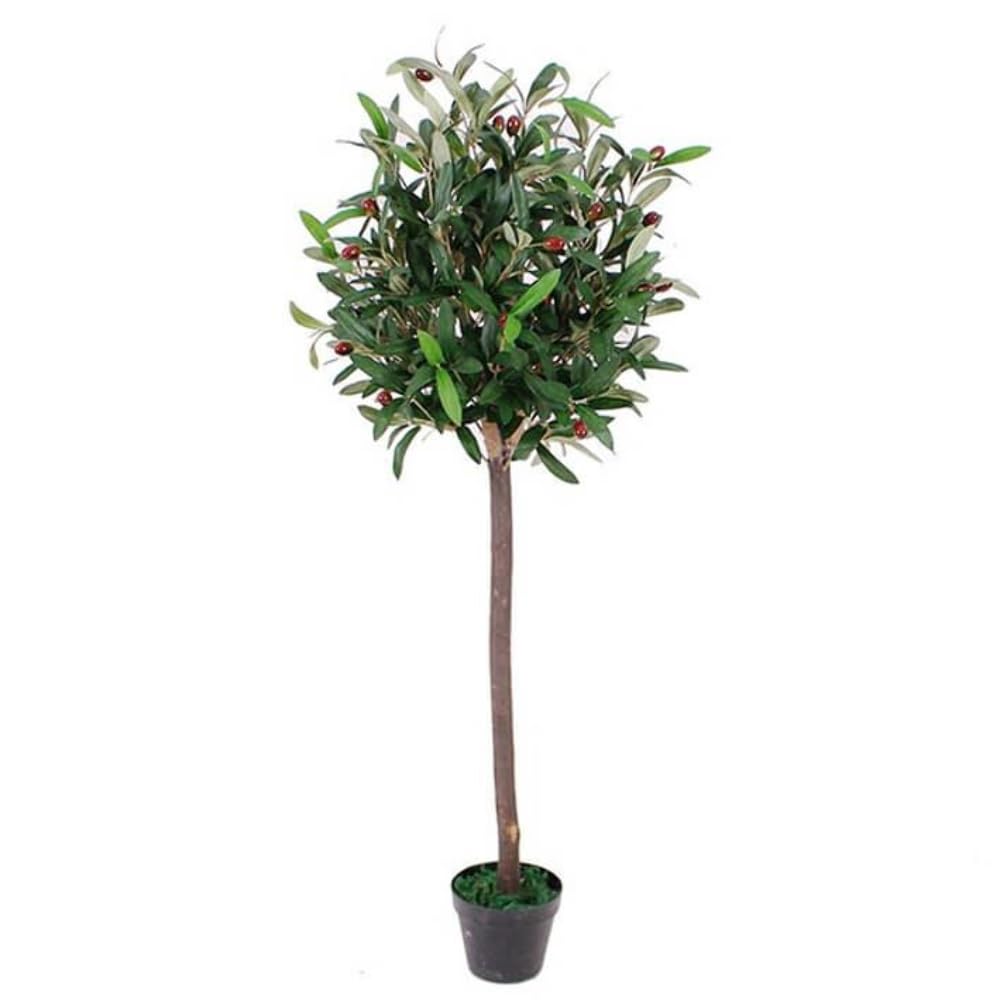Leaf Artificial Olive Tree - 120cm - Green - Olea Europaea