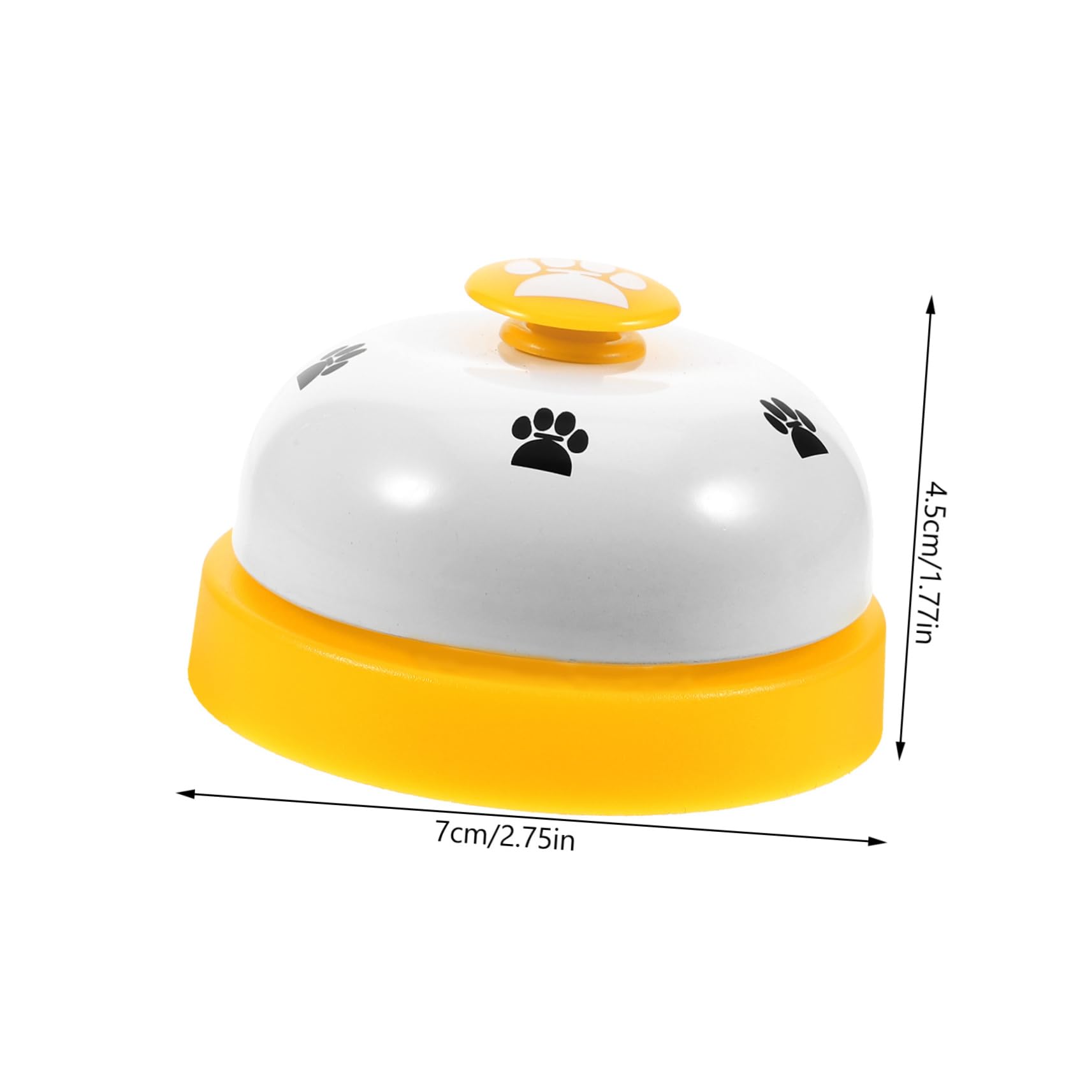 Campanello Servizio TOAOB Metallo Oro - 7.5x12.3cm Per Ristoranti, Reception - Foto 12