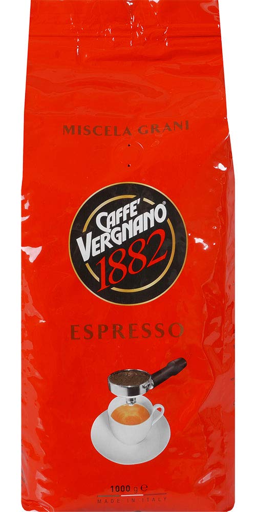 Caffè Vergnano 1882 Espresso całe ziarna, 3 sztuki w opakowaniu (3 x 1 kg)