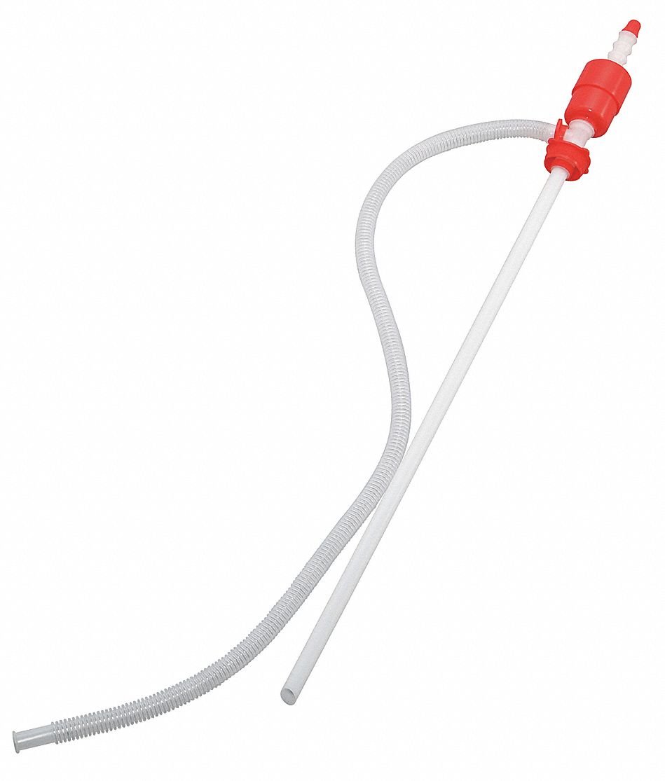 Hand Drum Pump, Polyethylene, 3/4In OD