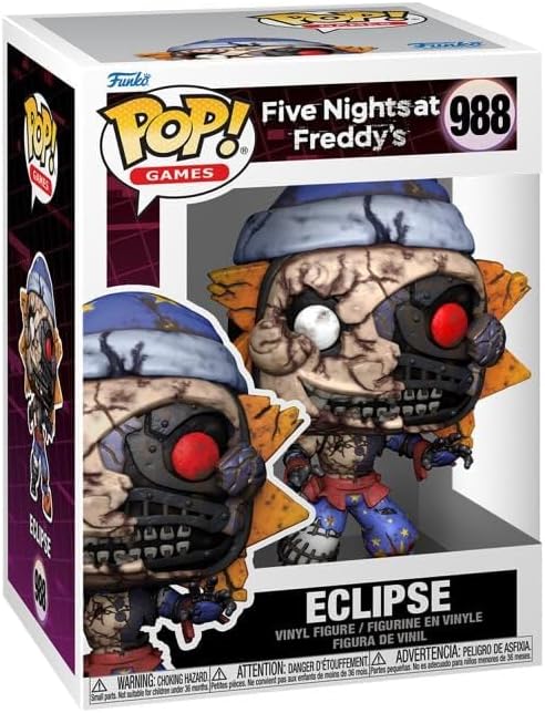 Five Nights at Freddy's Eclipse Figure FNAF RUIN ECLIPSE Funko Pop! Funko Vinyl