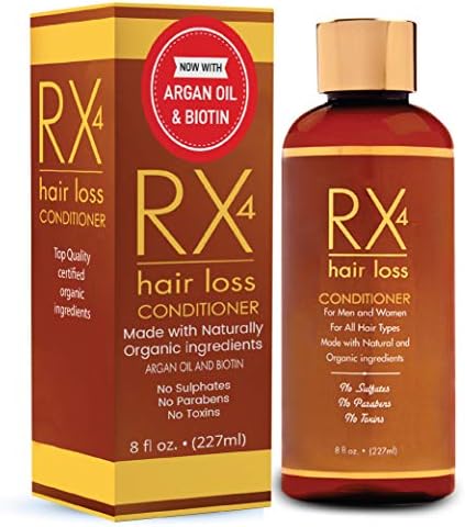 Conditioner for Thinning Hair, DHT Blocker, Naturally Organic with Biotin, Aids in Hair Regrowth, Doctor Recommended Growth Shampoo Treatment System.