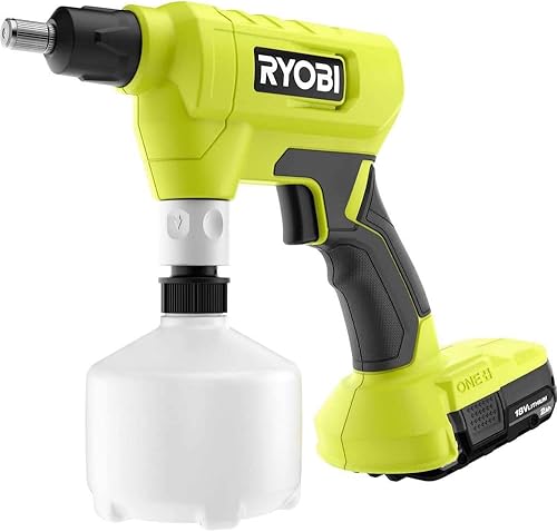 Miniatura 8 de Pacroban ONE+ Pulverizador amarillo de plástico compacto inalámbrico de 18 V de 0.5 L con batería de 2.0 Ah y cargador