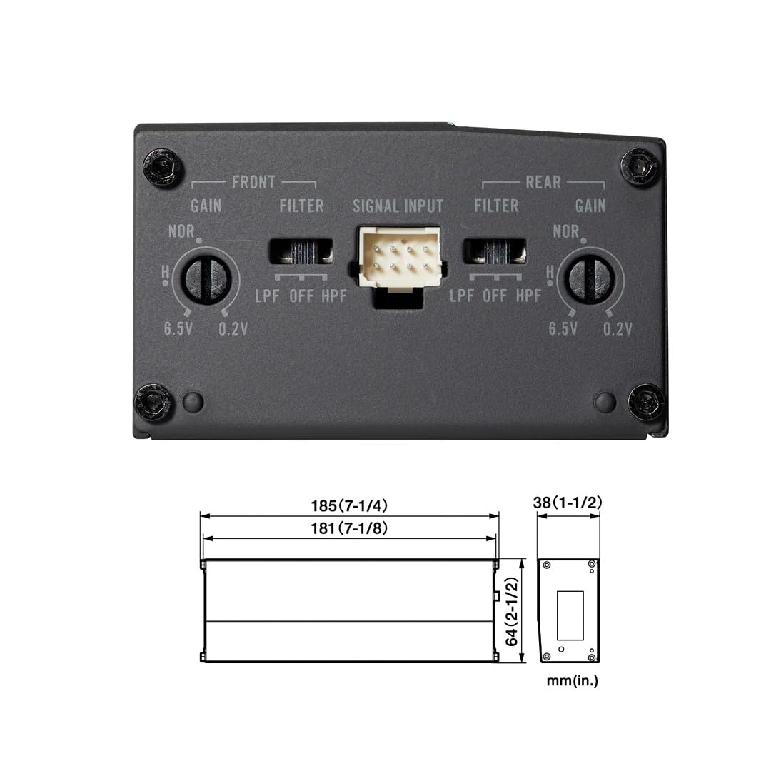 MEDIADOX Focal IMPULSE4.320 Verstärker + Kabel Set Plug & Play Für BMW