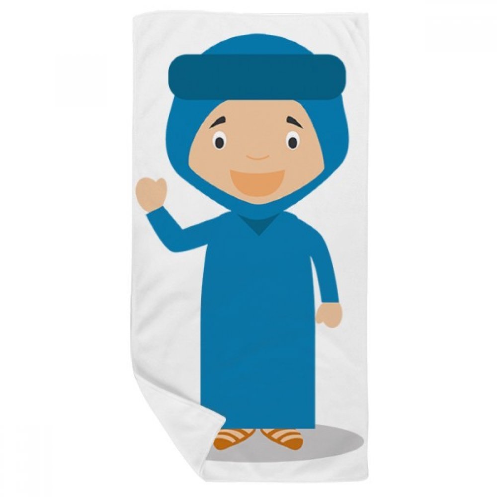Serviette Algérie cartoon 35x70cm anti-irritation gant de toilette doux