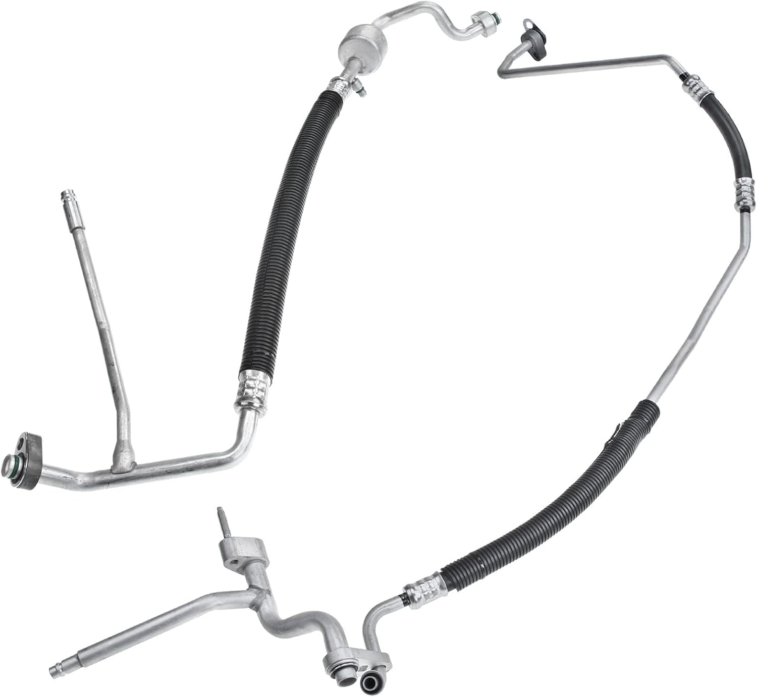 A-Premium A/C Suction and Discharge Line Hose Assembly Compatible with Ford F-250 F-350 Super Duty 2013-2016 F-450 F-550 Super Duty