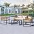 YITAHOME 4-Piece Patio Wicker Outdoor Bistro Set, All Weather Patio Rattan Conversation Loveseat Furniture with Wooden Armrest, Soft Cushion and Side Table for Backyard, Balcony and Deck, Light Brown