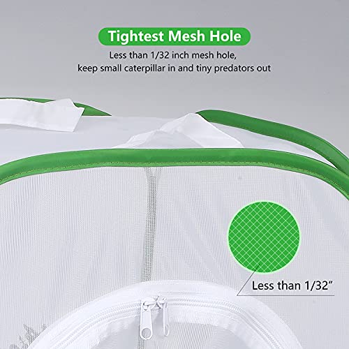 Butterfly Habitat With Poo Poo Platter, Butterfly Cage With Poo Poo Tray, Monarch Butterfly Cage 24 Inches Tall #TOP5