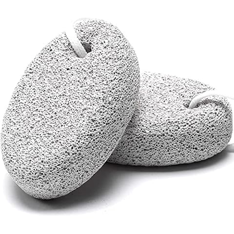 2PCS Natural Pumice Stone for Feet, HOOMBOOM Lava Pedicure Tools Hard Skin Callus Remover for Men/Women Feet and Hands - Natural Foot File Exfoliation to Remove Dead Skin Cover