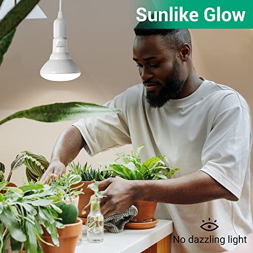 Edishine 2-Pack Led Grow Light Bulb, Full Spectrum Grow Led Bulb 11W, Plant Led Light Bulbs, Grow Light Bulb For Indoor Plants, Seedlings, Greenhouse, Hydroponic, E26 Base, Etl Listed #TOP3