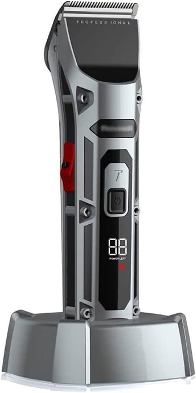 Hair Clippers with Extremely Fine Cutting for Men with Powerful Battery, Barber Clippers Cordless Low Noise Professional Hair Trimmer Cutting Tools