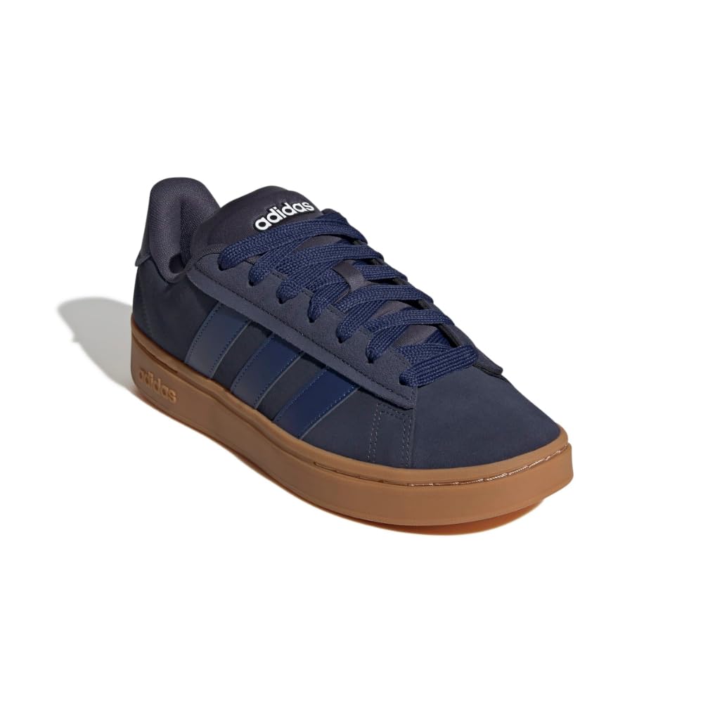 Adidas Men's Grand Court Alpha, Shadow Navy/Dark Purple/Gum, 11.5
