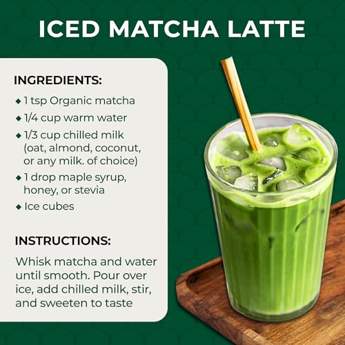 Double Dragon | 100% Organic | Premium Matcha Green Tea Powder – 100g | Japanese Stone-Ground Method | Smooth, Vibrant & Antioxidant-Rich | Ideal for Tea, Lattes, Baking, Smoothies - Image 3