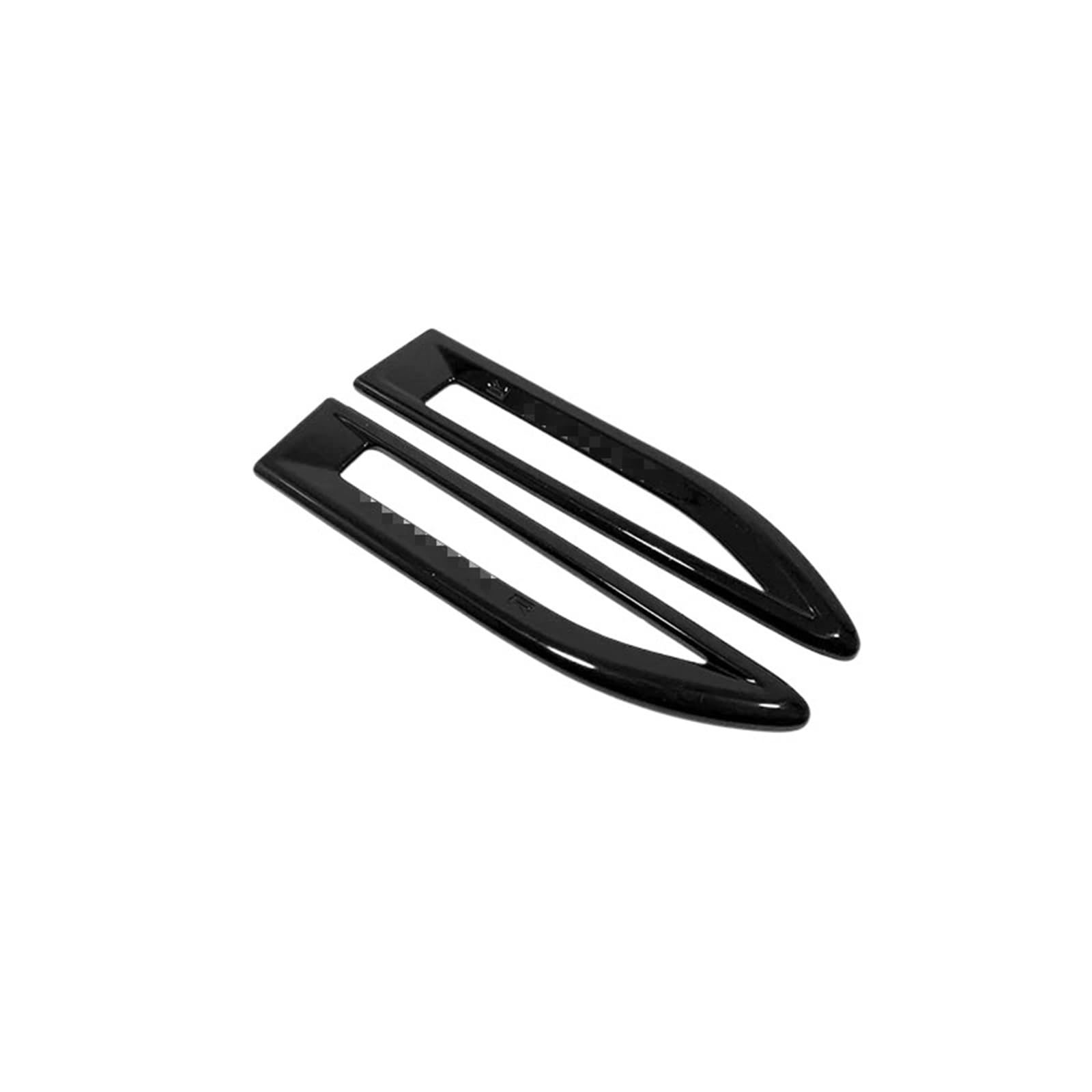 Car Side Wing Trim Black Fit for Jaguar E-PACE 2018-2020 Fender Side Air Vent Outlet Cover Trim Sticker(Black)