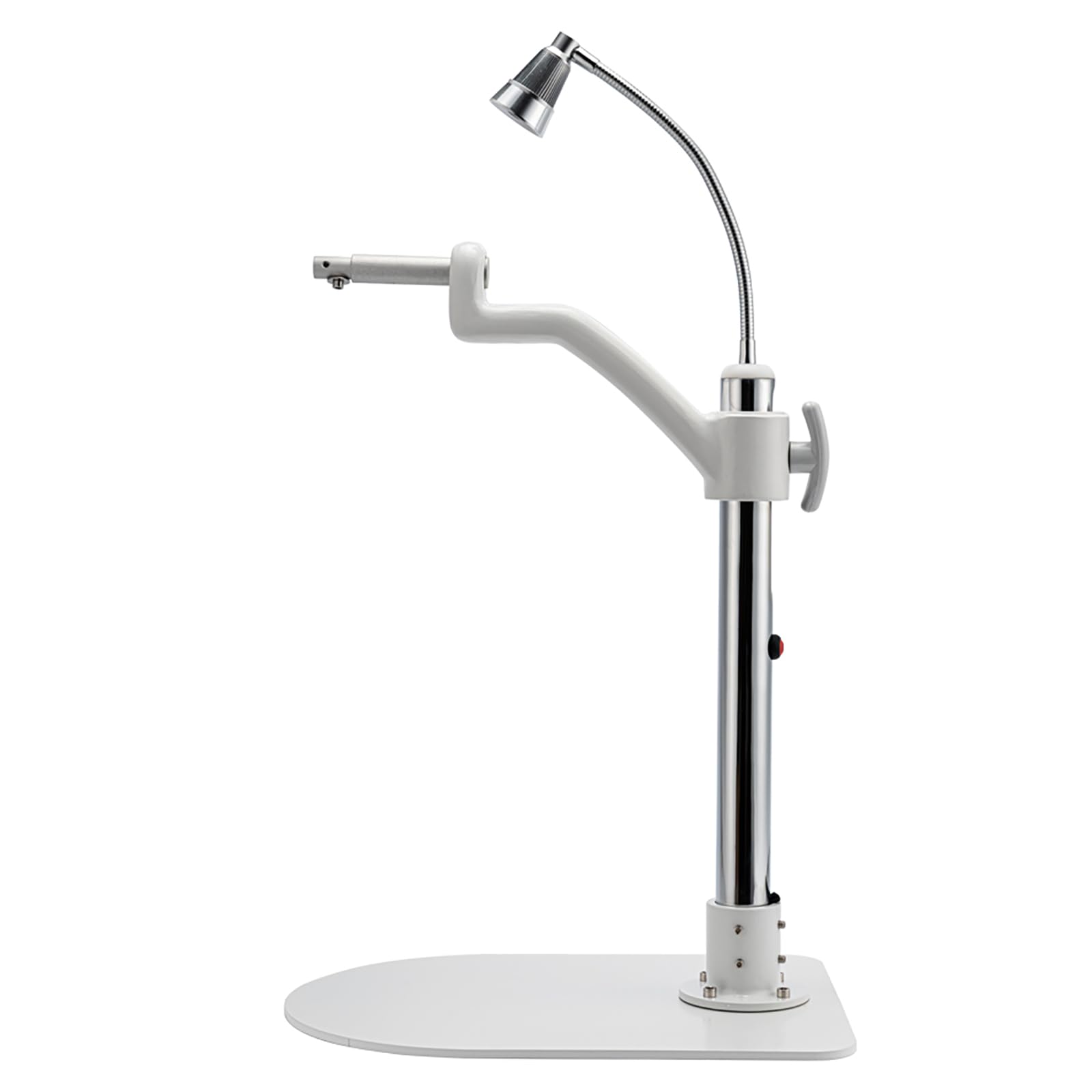 Semplice supporto da tavolo con braccio phoropter oftalmico con lampada superiore tester di visione supporto da tavolo con luce (WZ-ZZ, nero)