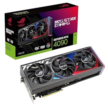 ASUS ROG Strix GeForce RTX 4090 OC Edition Placa gráfica Gaming (PCIe 4.0, 24 GB GDDR6X, HDMI 2.1a, DisplayPort 1.4a)