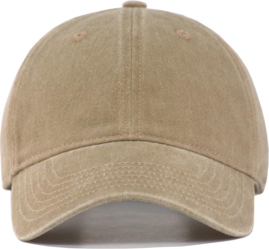 TSSGBL Vintage Cotton Washed Baseball Caps Unstructured Low Profile Adjustable Distressed Dad Hat for Men Women Small - XXL - Image 2