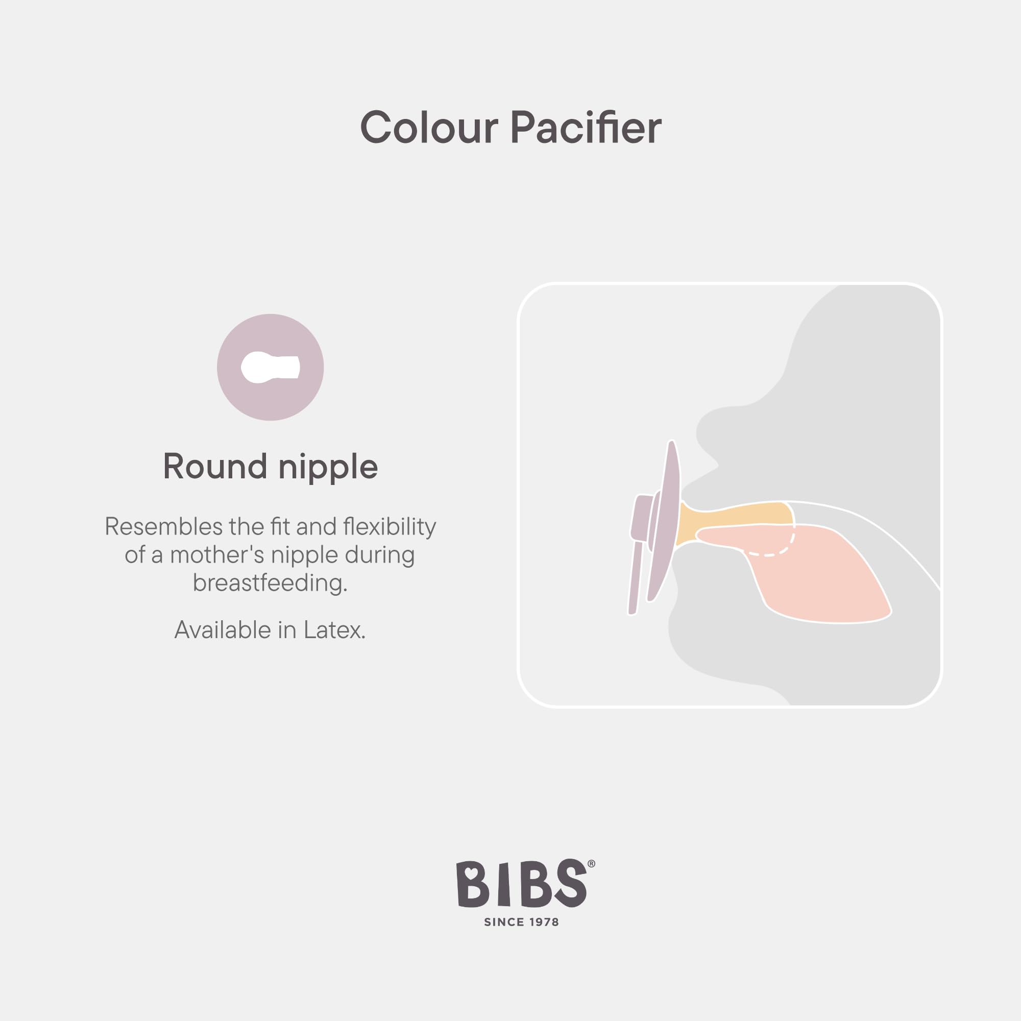 BIBS Liberty Dummies | 2 Colour Natural Rubber Latex Soothers | BPA Free Dummy | Round Nipple Pacifier | Designed & Made in Denmark | Strawberries and Cream Ivory Mix | Size 2 | 6+ Months - 4