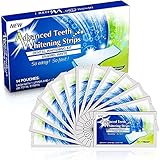 Advanced Teeth Whitening Strips 28 Count(14 Upper and 14 Lower Strips) Compare to Major Brands and Save.