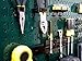 Wall Control Pegboard 16in x 32in Horizontal Green Metal Pegboard Tool Board Panel
