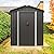JY QAQA 5x3 FT Metal Outdoor Garden Storage Shed,Waterproof Metal Garden Sheds with Window and Lockable Double Door,Weather Resistant Steel Tool Storage House Shed for,Garden,Patio,Lawn