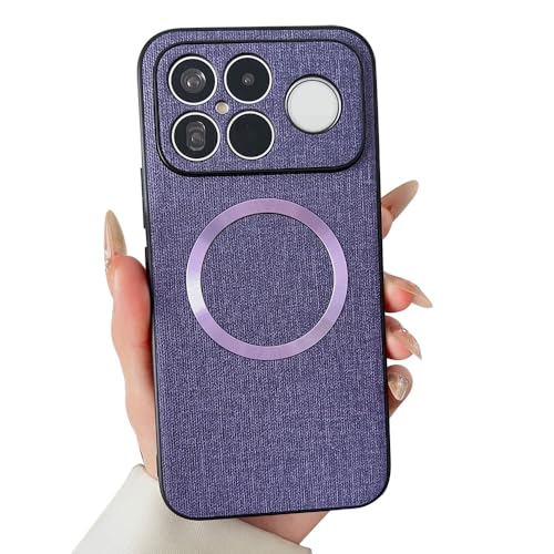 AGENIUS�EFor POCO F8 Pro �P�[�X �J�o�[ �L�����o�X�� PU���U�[+�v���X�`�b�N �n�[�h�P�[�X �w�ʃP�[�X �X�g���b�v�� ���������� For ���� �V���I�~ �v��/�E���g�� �������(�p�[�v��)