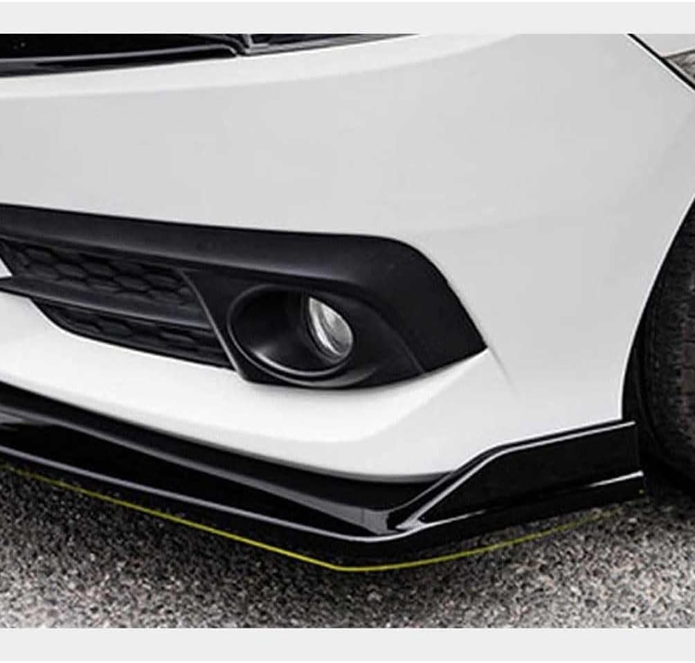 Spoiler Anteriori per Jeep Renegade 2015 2020 2021 2022 2023 2024 2025 Splitter Labbro paraurti Anteriore Diffusore Spoiler paraurti Anteriore Accessori diffusore durevoli Fibra di Carbonio Normale C